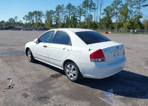 2009 Kia Spectra Ex from USA, damaged, VIN KNAFE221295656744